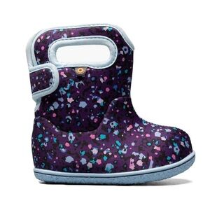 Size 9 Toddler Bogs Kids' Vibrant Purple and Blue Boots